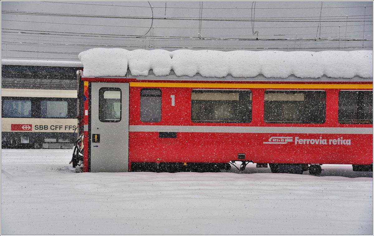RhB gegen SBB. Landquart (14.01.2017)