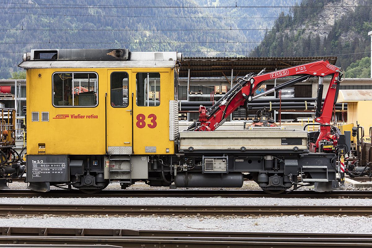 RhB, Tm 2/2, 83, 12.05.2018, Thusis