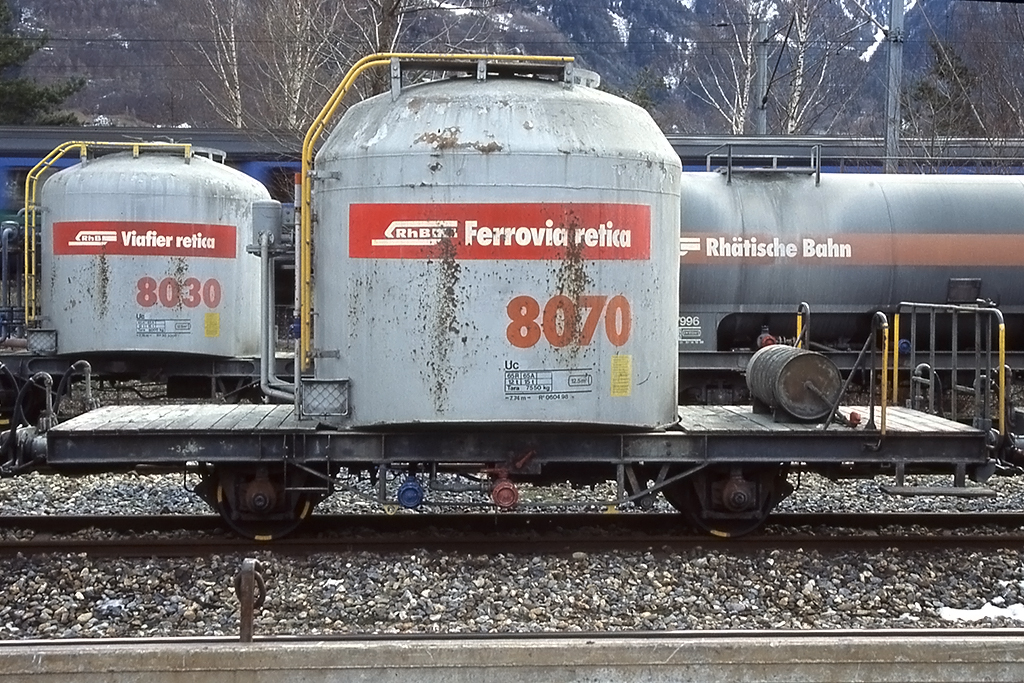 RhB, Uc, 8070, 21.02.2004 Trimmis


