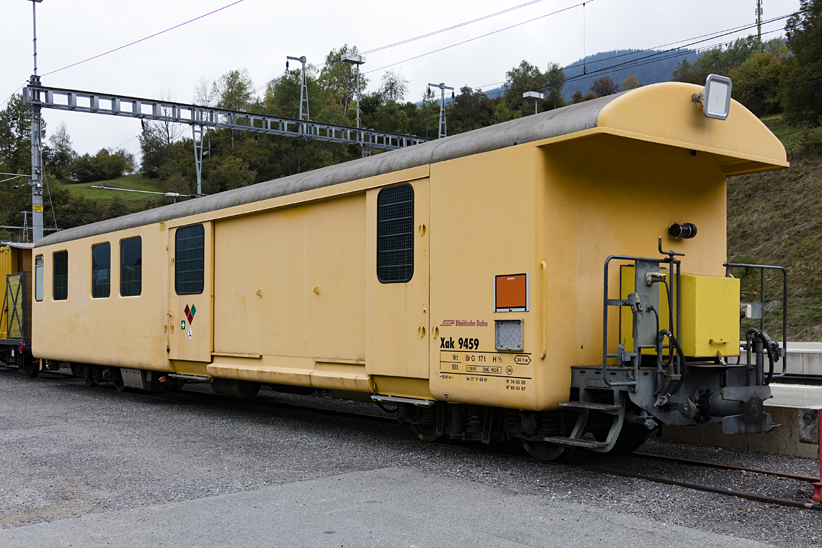 RhB, Xak, 9459, 08.10.2016 Bergün 


