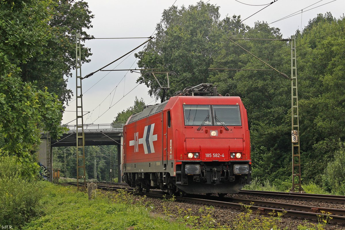RHC 185 582 am 30.07.2016 als Tfzf in Bergkamen-Rünthe