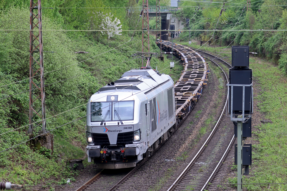 RHC 248 060 auf der Hamm-Osterfelder Strecke in Recklinghausen-Ost 11.4.2024