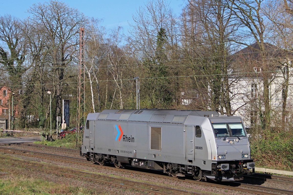 RHC DE805 (285 116) am 20.3.14 als Lz in Ratingen-Lintorf.