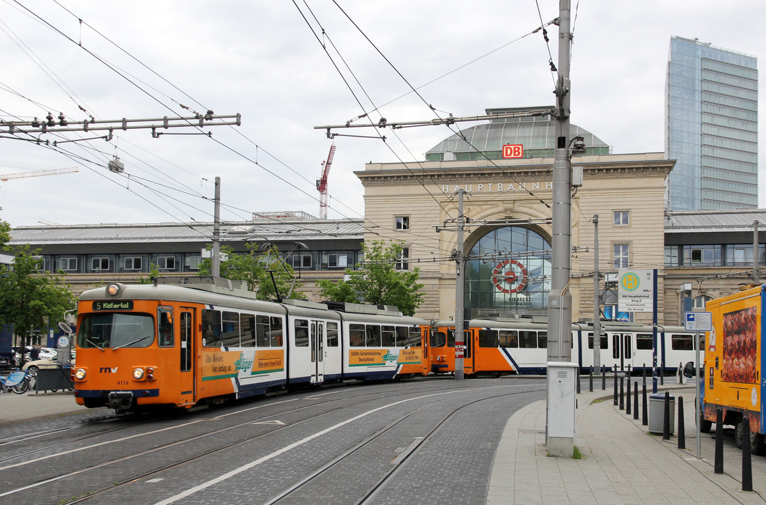Rhein-Neckar-Verkehr 4114 + 4113 // Mannheim // 27. Juni 2019
