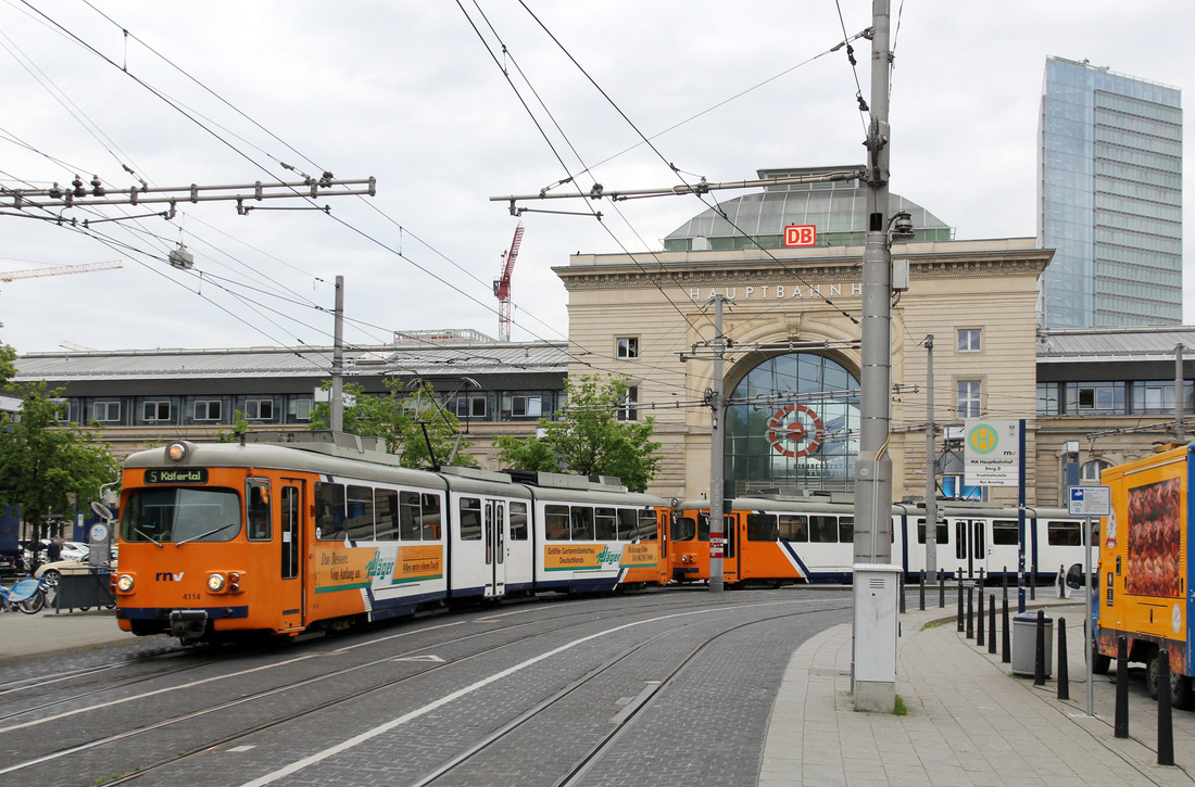 Rhein-Neckar-Verkehr 4114 + 4113 // Mannheim // 27. Juni 2019

