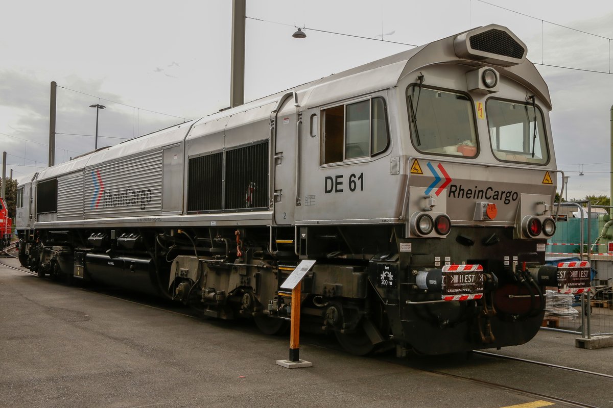 RheinCargo DE61 Class 66 in Br�hl, September 2018.