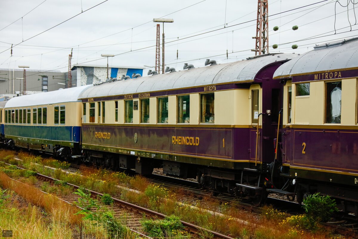 Rheingoldwagen 1. Klasse in Hilden, September 2021.