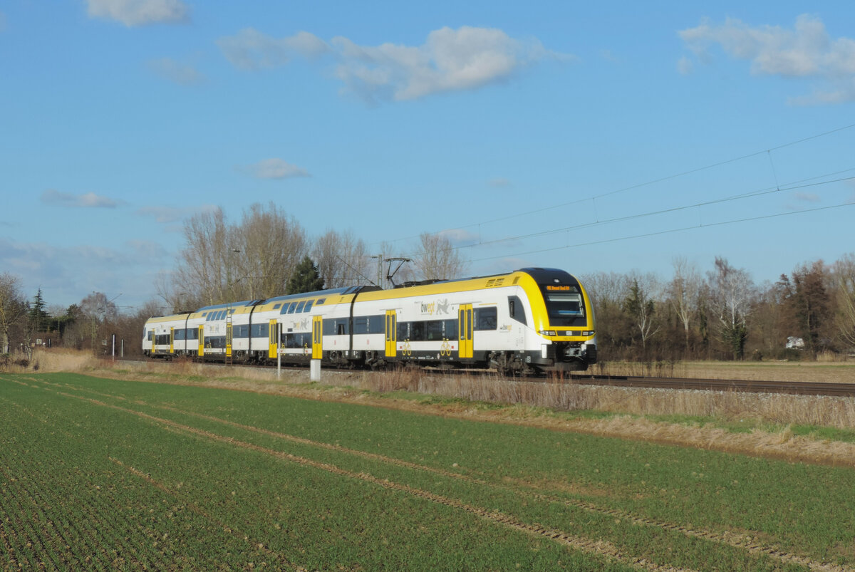 Riegel - 26. Februar 2022 : 1462 503 am RE 17019 von Karlsruhe nach Basel.