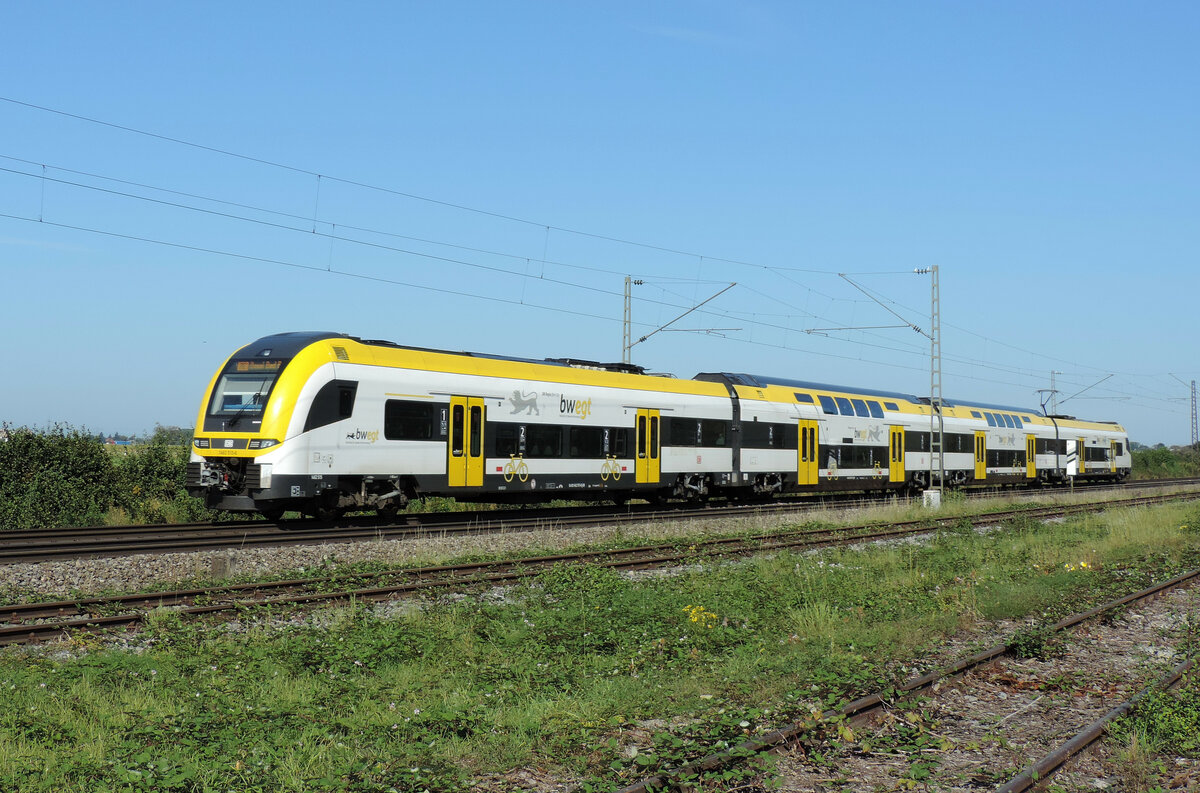 Ringsheim - 25. September 2021 : 1462 515 am RE 17013 Offenburg - Basel. 
HINWEIS : Ich stand nicht im Gleisbereich. An dieser Stelle gibt es ein Holzladeplatz.