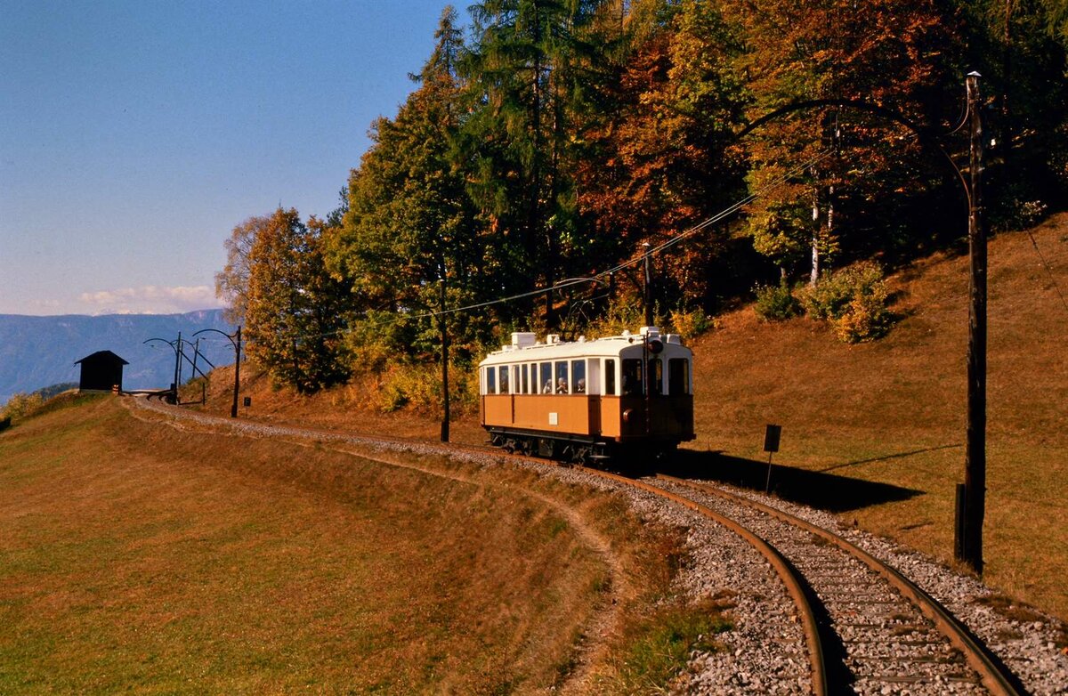 Rittner Bahn im Herbst 1985.