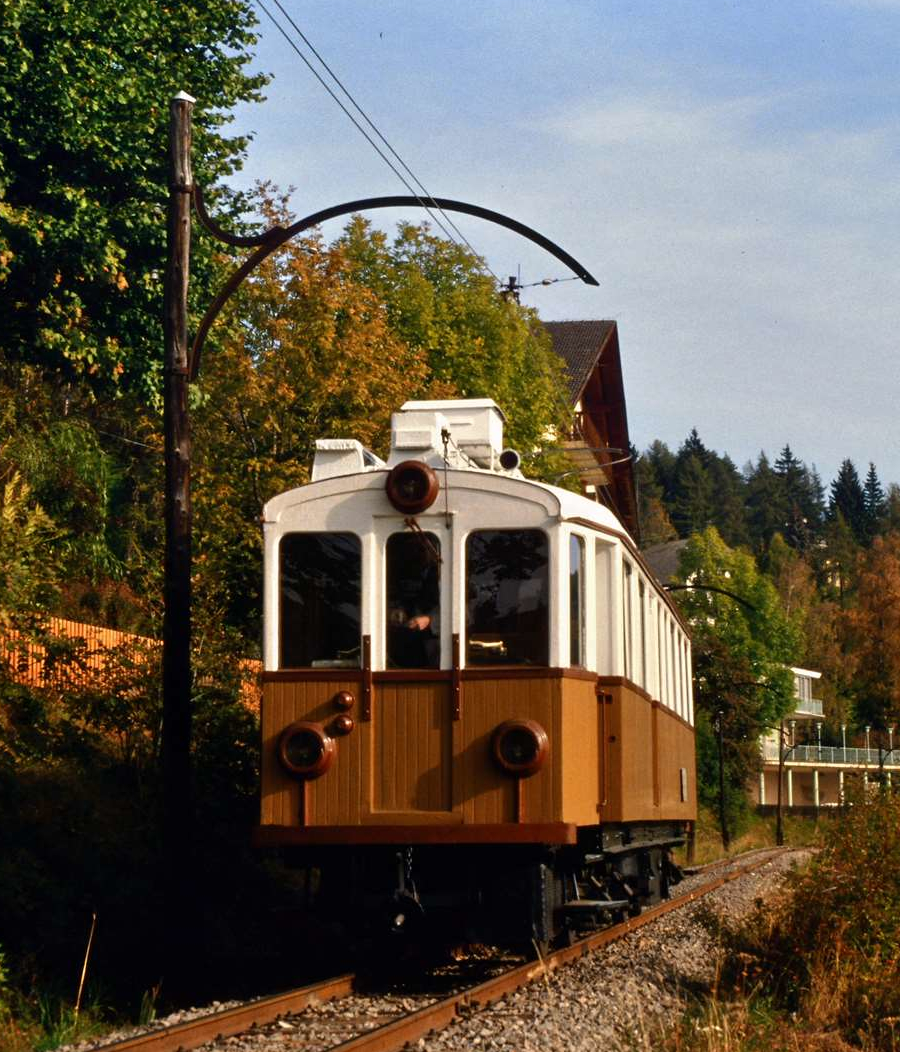 Rittner Bahn im Herbst 1985