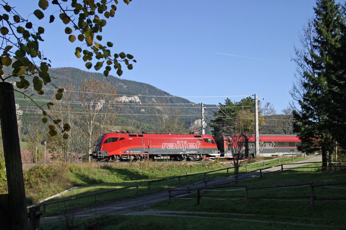 RJ einmal anders, bei Payerbach am 1.11.13