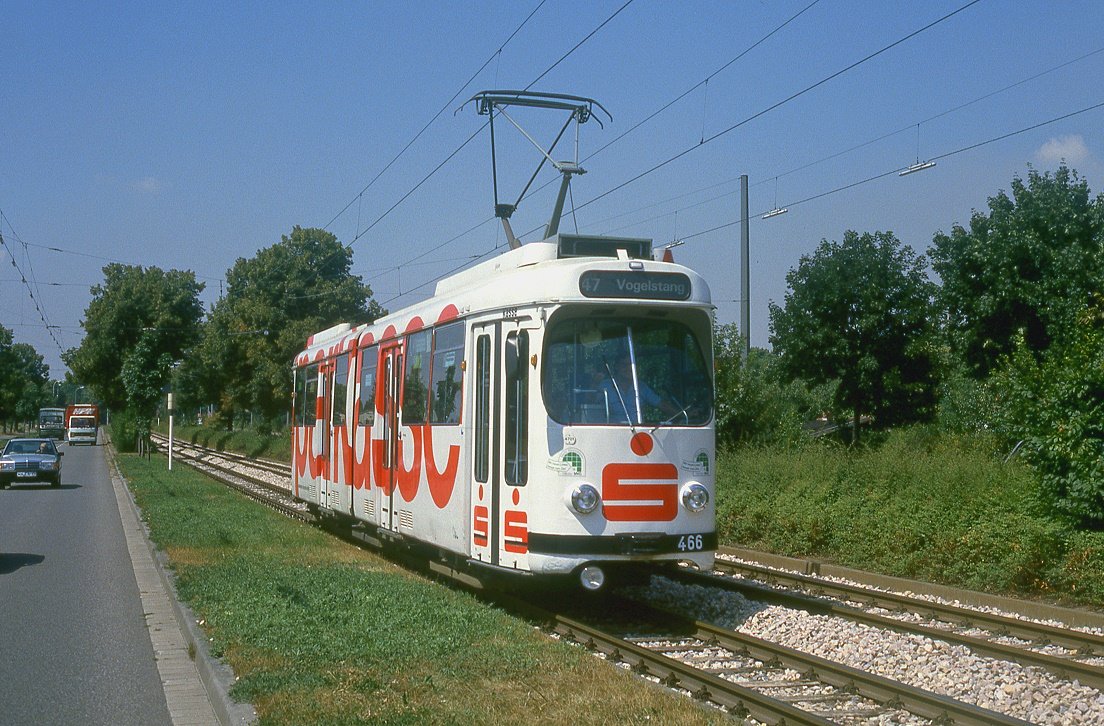 RN Mannheim 466, Mannheim Feudenheimer Straße, 11.08.1986.