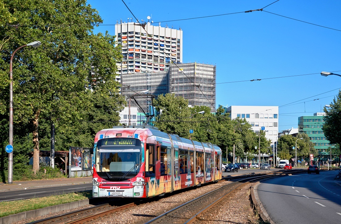 RNV 2221, Mannheim Friedrichsring, 02.07.2018.
