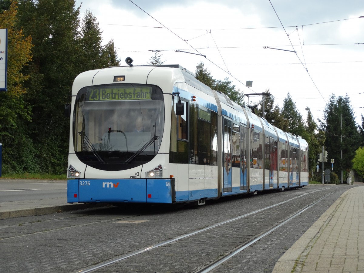 RNV Bombardier Variobahn 3276 (ex HSB) am 27.09.14 in Heidelberg 