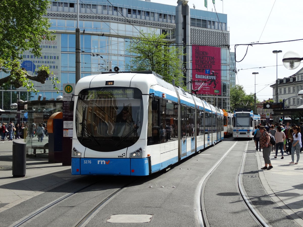 RNV Bombardier Variobahn 3276 (RNV8) am 08.05.15 in Heidelberg