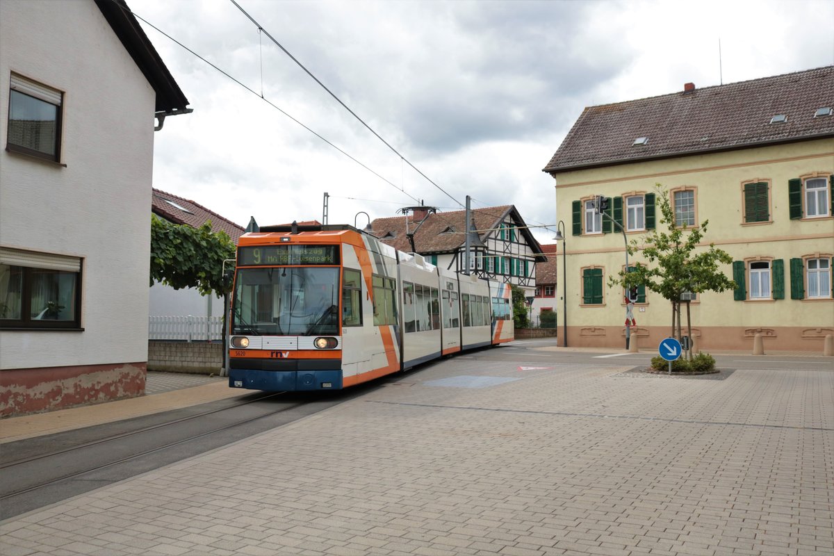 RNV GT6N Wagen 5620 am 29.08.20 in Ellerstadt