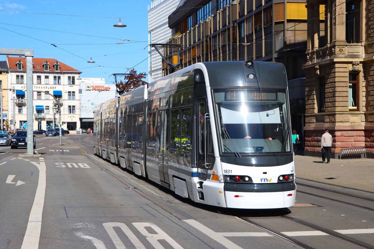 RNV Skoda Rhein Neckar Tram 1831 am 27.09.26 in Heidelberg 