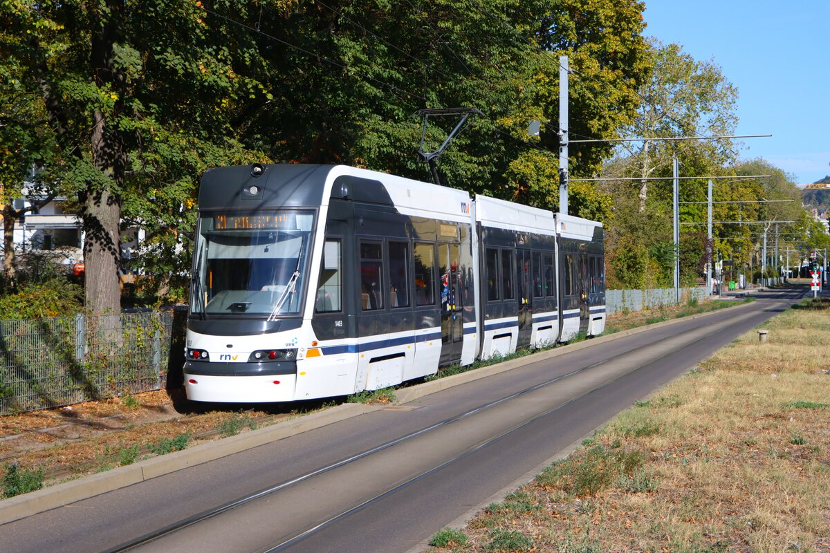 RNV Skoda Rhein Neckar Tram 1403 am 27.09.26 in Heidelberg 