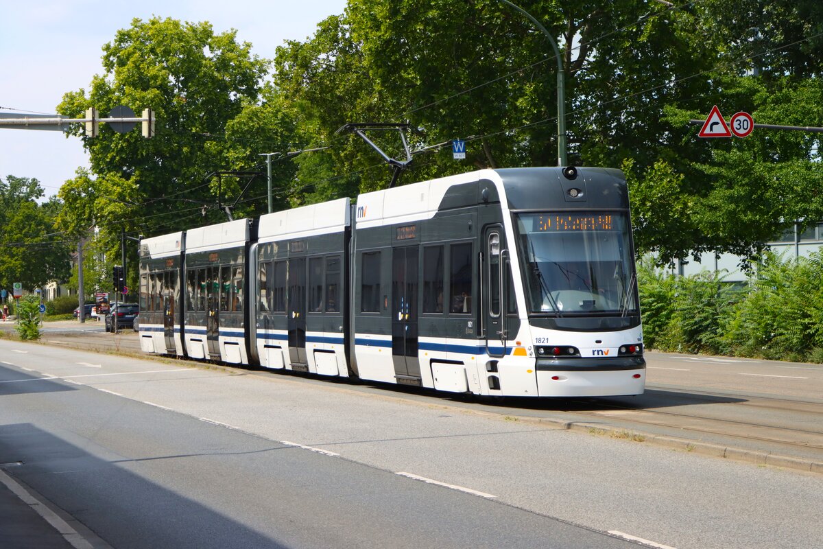 RNV Skoda RNT Wagen 1821 in Ludwigshafen am 16.07.26