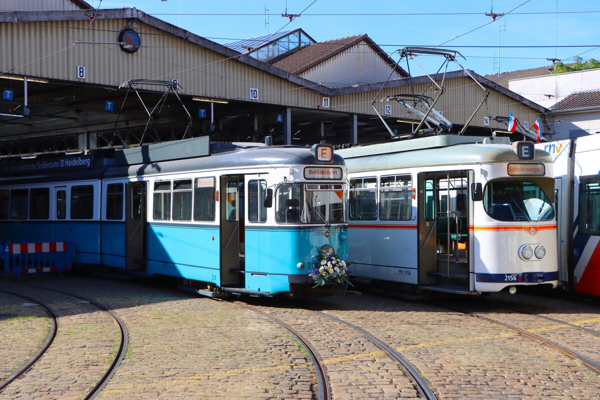 RNV Stra�enbahnparade am 27.09.26 in Heidelberg zum 125 j�hrigen Jubil�um der Stra�enbahn