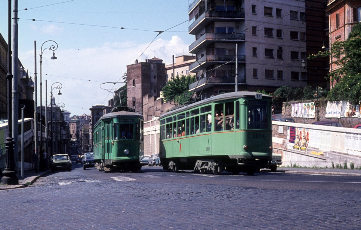 Roma / Rom ATAC SL 13 Via degli Annibaldi am 18. Juni 1975.