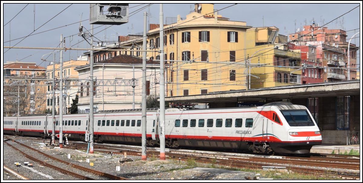 Roma Ostiense. ETR 460 Frecciabianca. (24.02.2020)