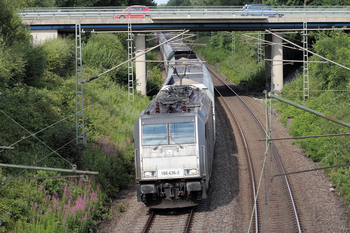 RP 186 436-2 auf der Hamm-Osterfelder Strecke in Recklinghausen 9.7.2019