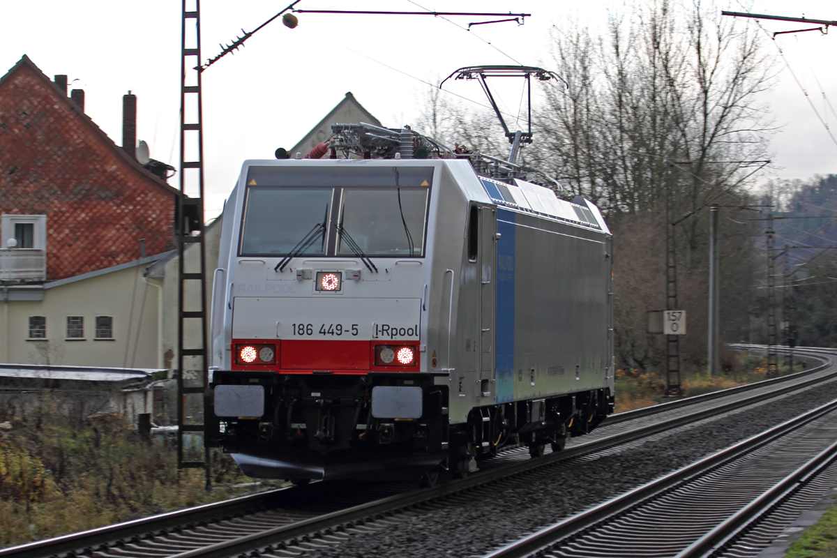 RP 186 449-5 in Ludwigsau-Friedlos 28.11.2017