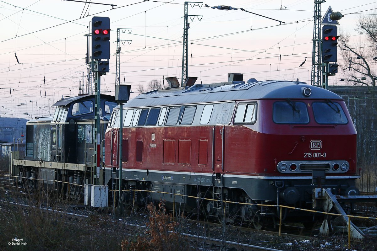 RP 215 001-9 in Hamm Hbf, am 04.02.2017.