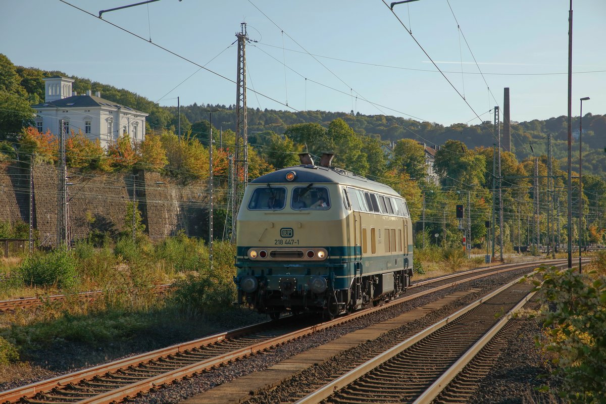 RP 218 447-1 in Wuppertal, September 2019.
