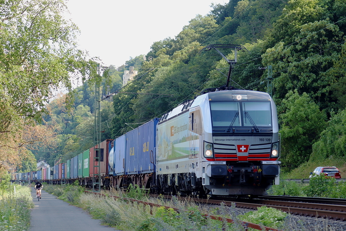 Rpool 193 139 in Diensten von SBBCI bei Stolzenfels/Koblenz 21.7.2026 