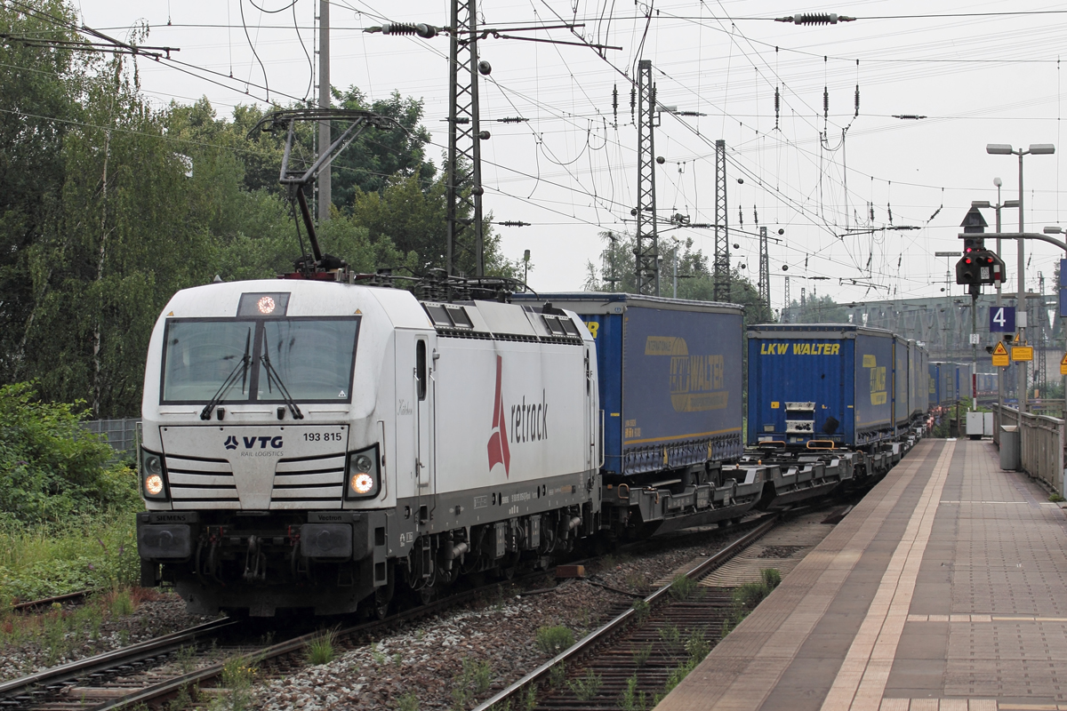 Rpool 193 815 unterwegs für VTG in Recklinghausen-Süd 14.7.2020