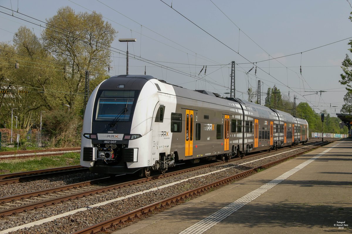 RRX 462 007 Nachschuss in Hilden, am 21.04.2018.