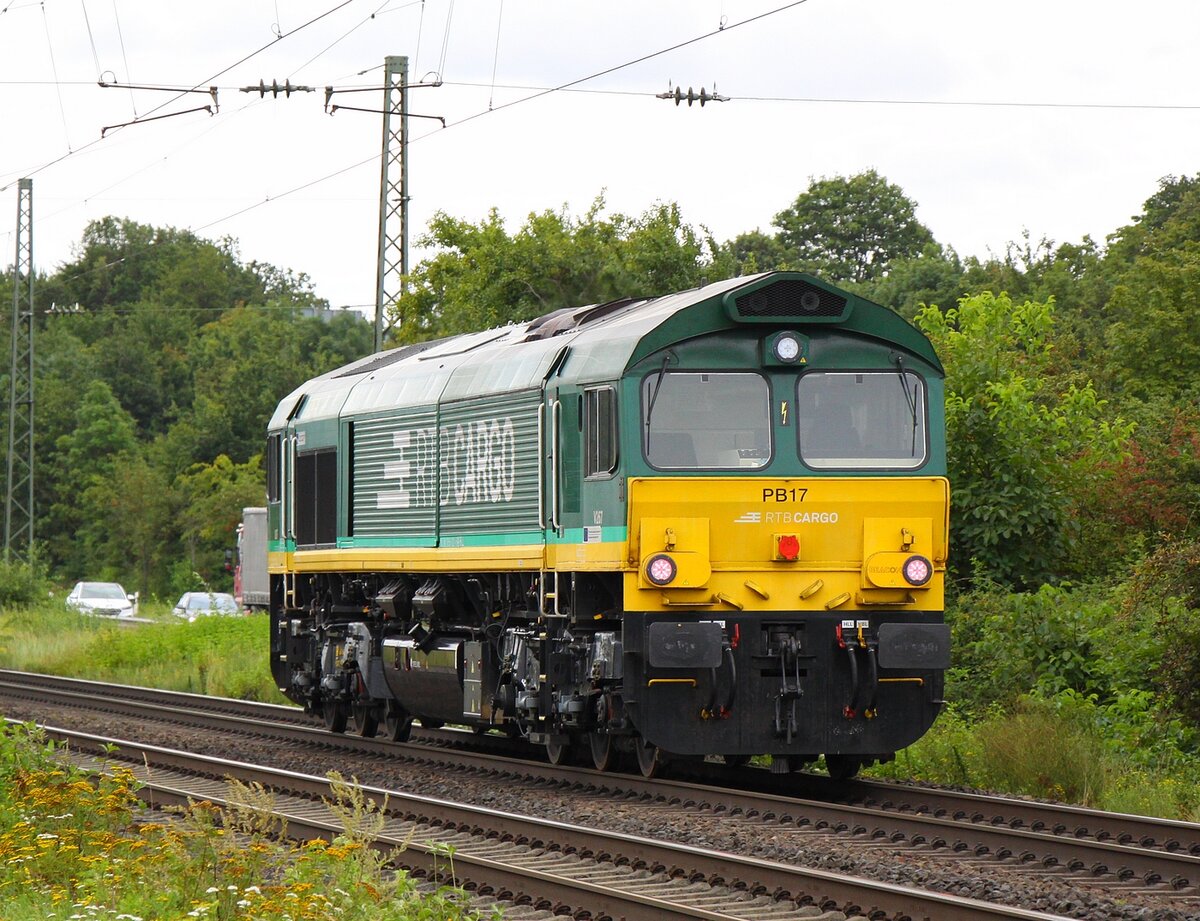 RTB BP 17 unterwegs in Richtung Koblenz - Lützel am 16.08.2021