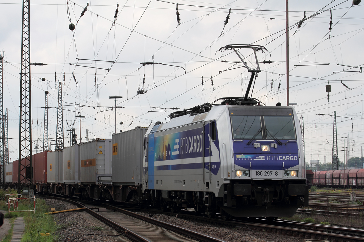 RTB Cargo 186 297-8 in Oberhausen-West 5.10.2019