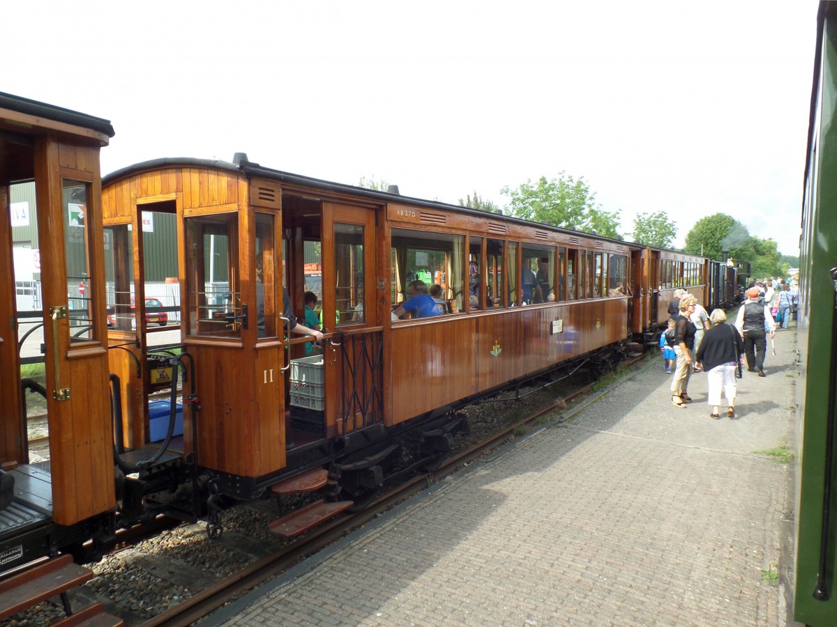 RTM AB 370 am 7.9.2014 / Regelspur, Lüp 13,94 m, 1905 bei Haine St. Pierre gebaut /