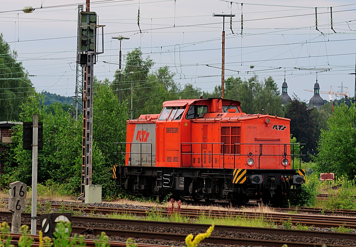 RTS 293 004-8 parkt am 4.7.2014 in Herzogenrath