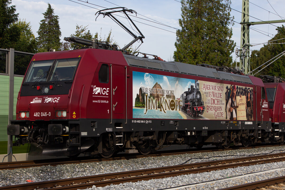 Rübenexpress: 482-046-0 nach Lindau Reutin. 22.9.21