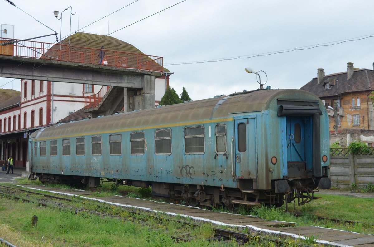 Rumänien: 1. Klasse Reisezugwagen CFR in Timisoara 11.05.2015