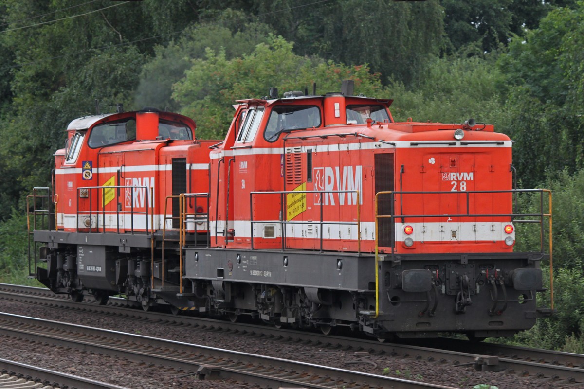 RVM 61 und RVM 28 am 8.8.13 in Dedensen-Gümmer.