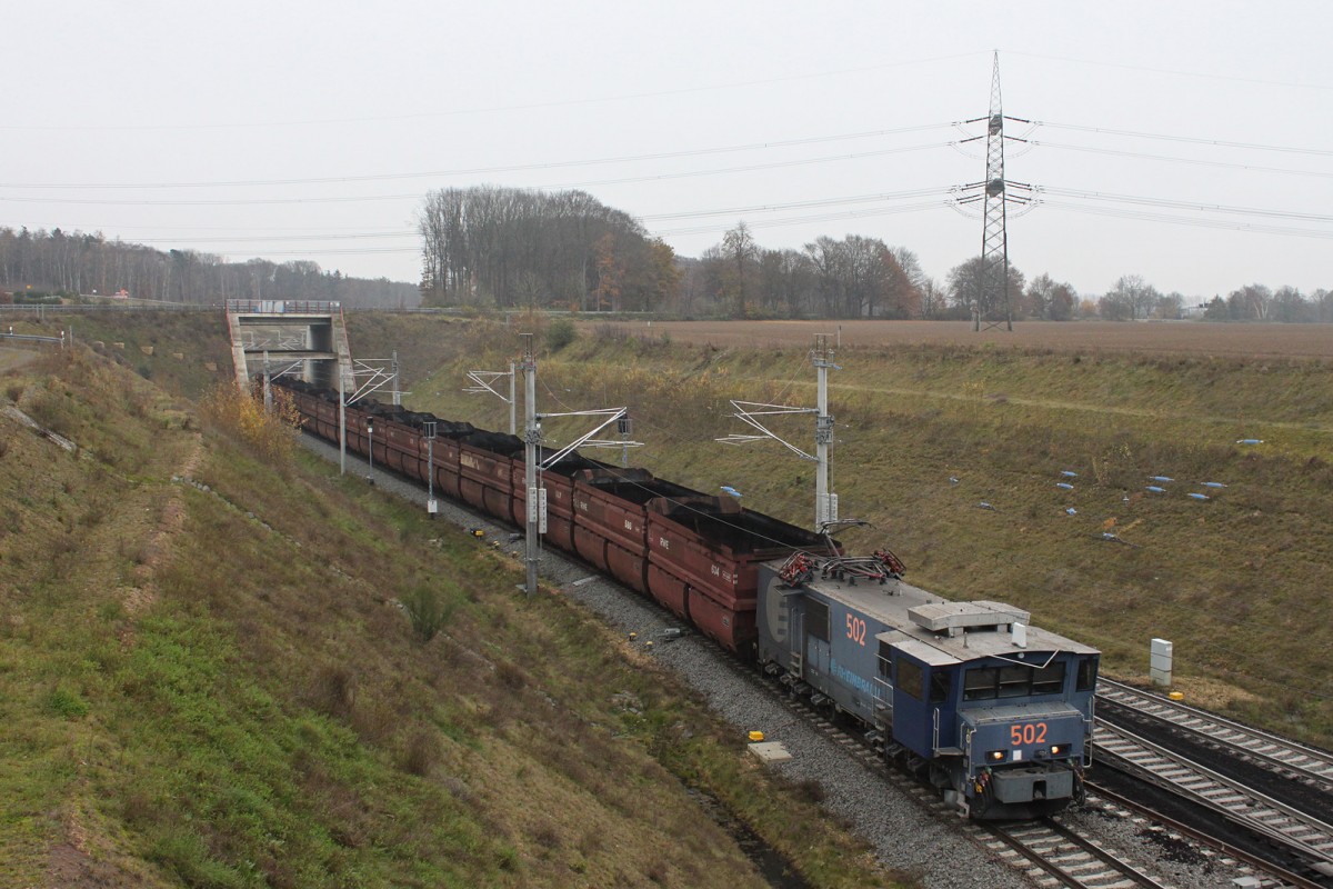 RWE 502 am 30.11.14 bei Niederzier.
