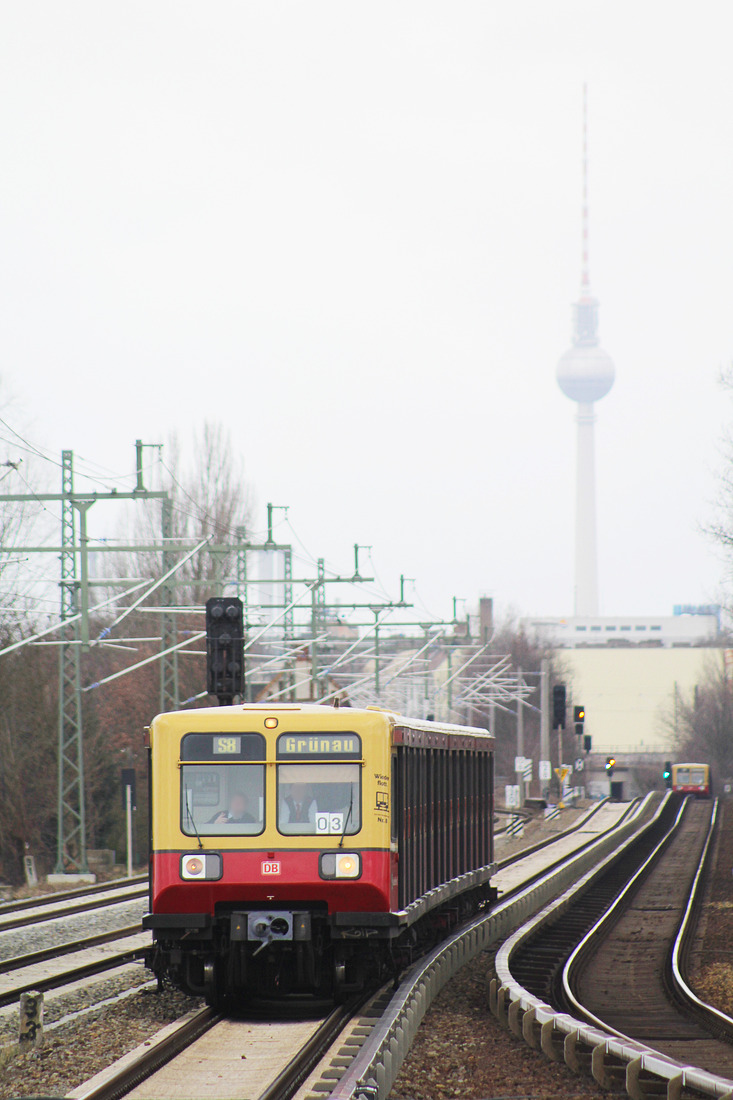 S-Bahn Berlin 485 xxx // Berlin Plänterwald // 22. März 2016