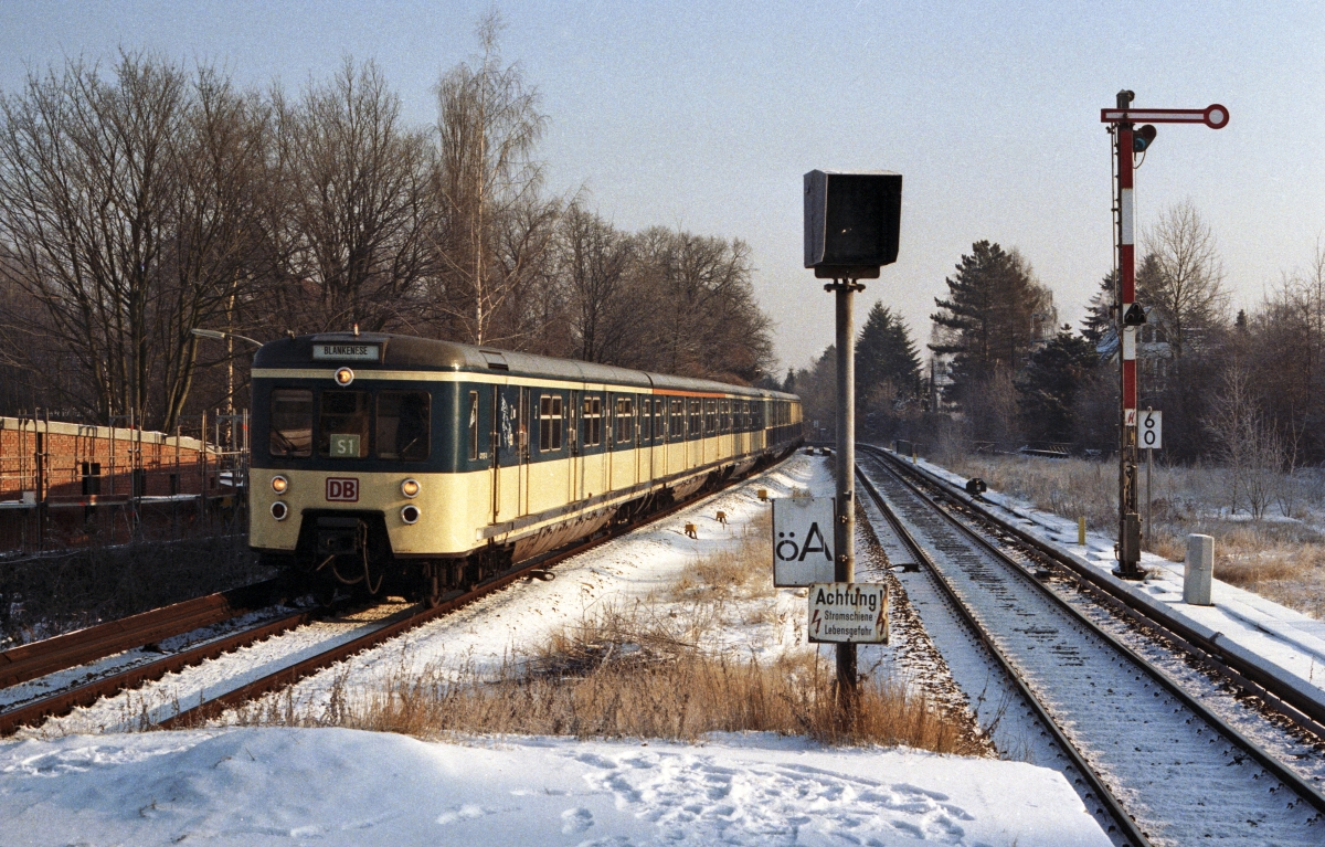 S-Bahn Hamburg, Klein Flottbek (2.1.1997)