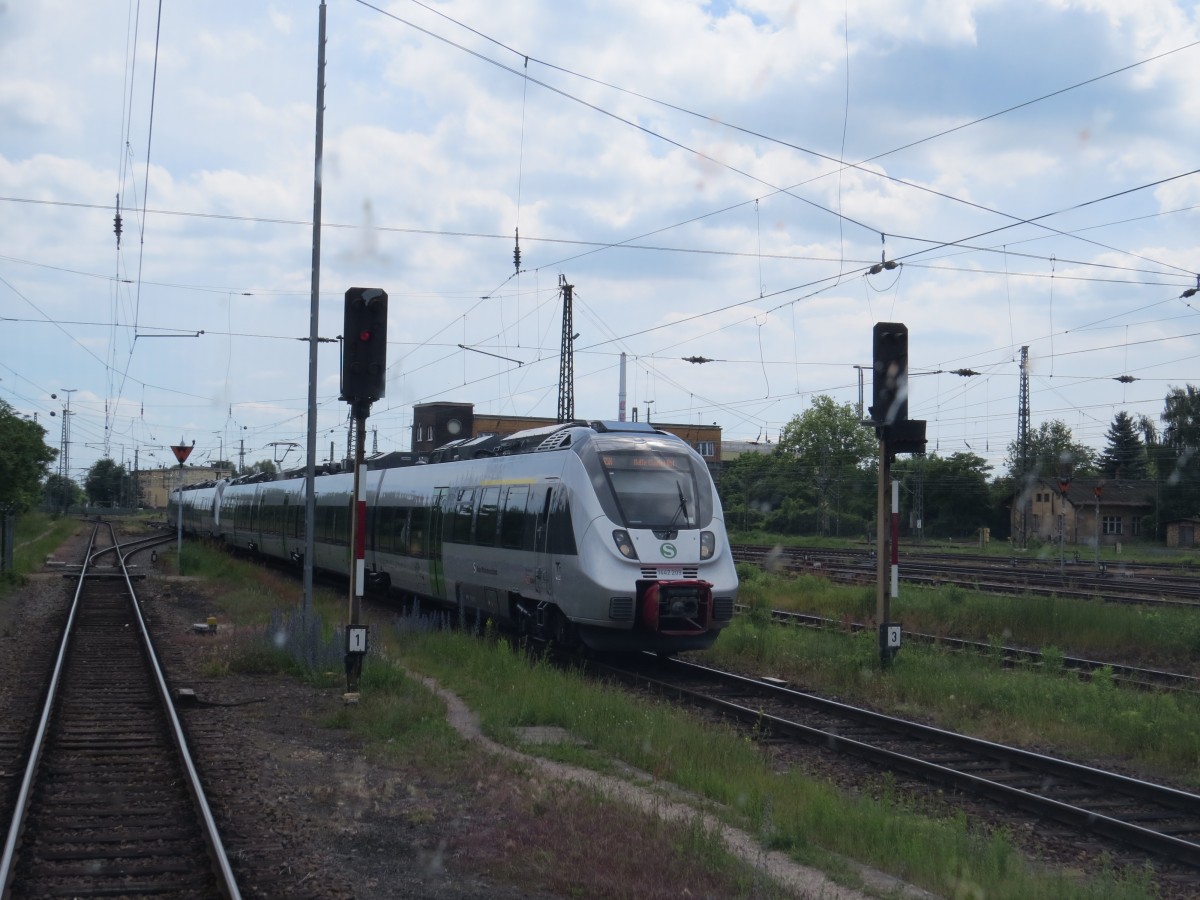 S-Bahn Mitteldeutschland am 25.05.2014 in Halle (Saale) Hbf