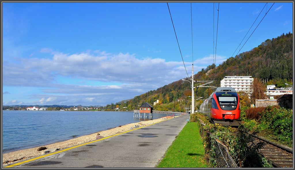 S1 Lindau Hbf - Bludenz bei Bregenz Hafen. (05.11.2013)
