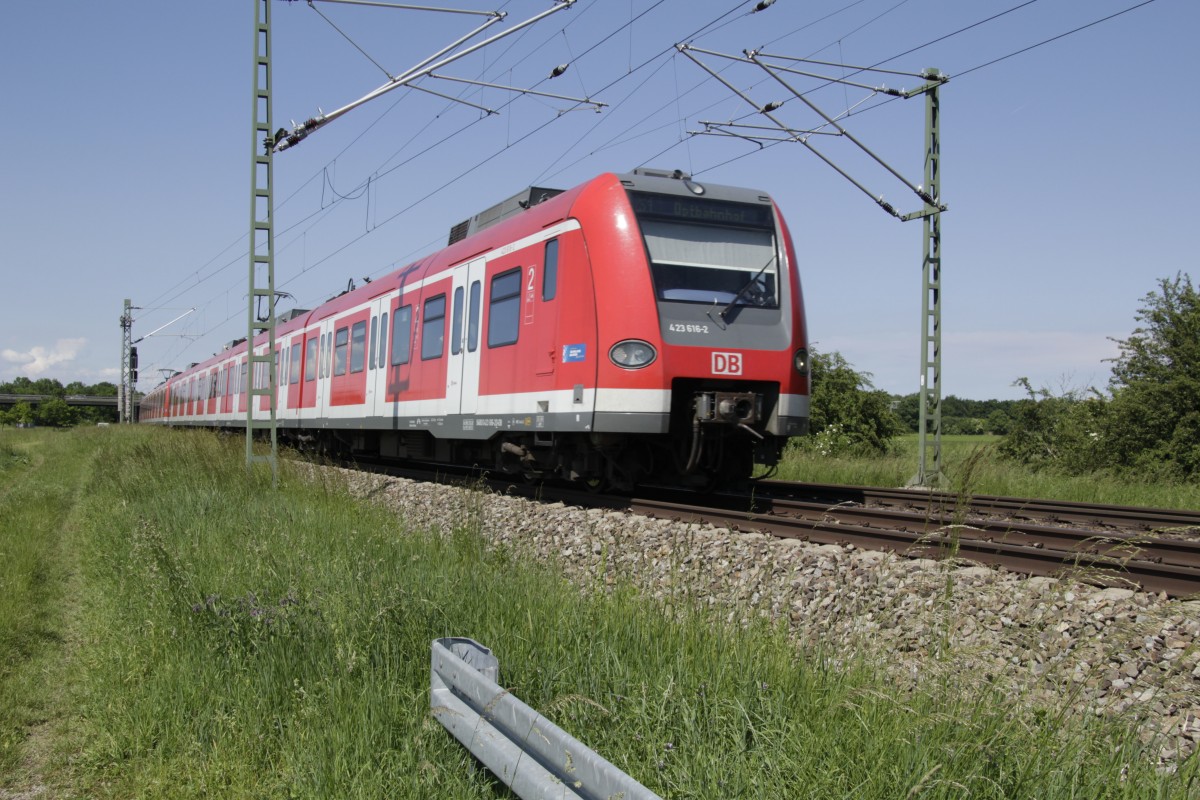 S1 München Ost - Oberschleißheim - Juni 2015