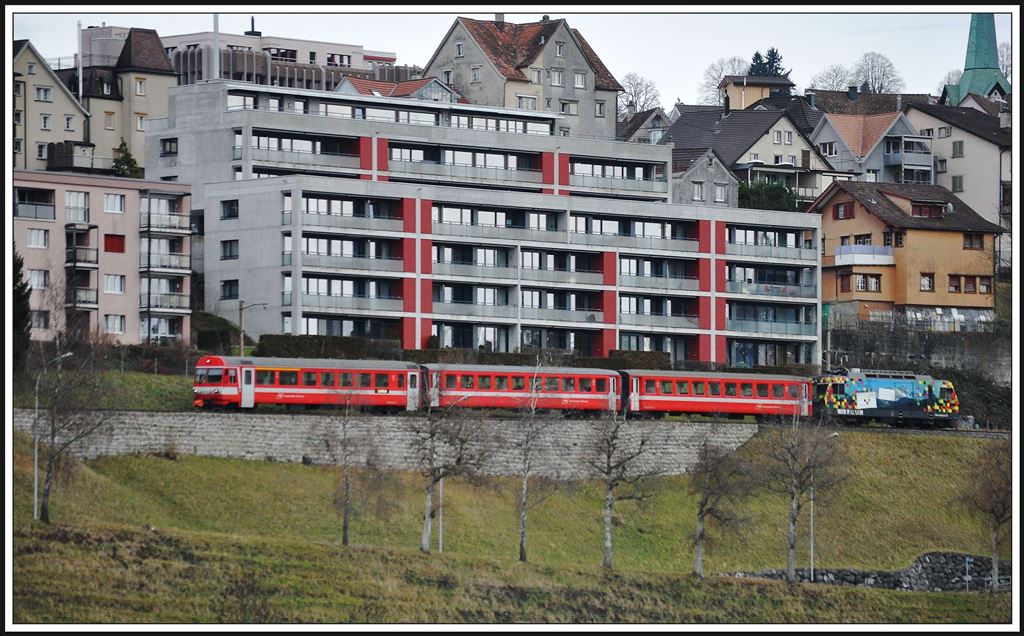 S23 1148 nach Gossau in Herisau. (16.01.2014)