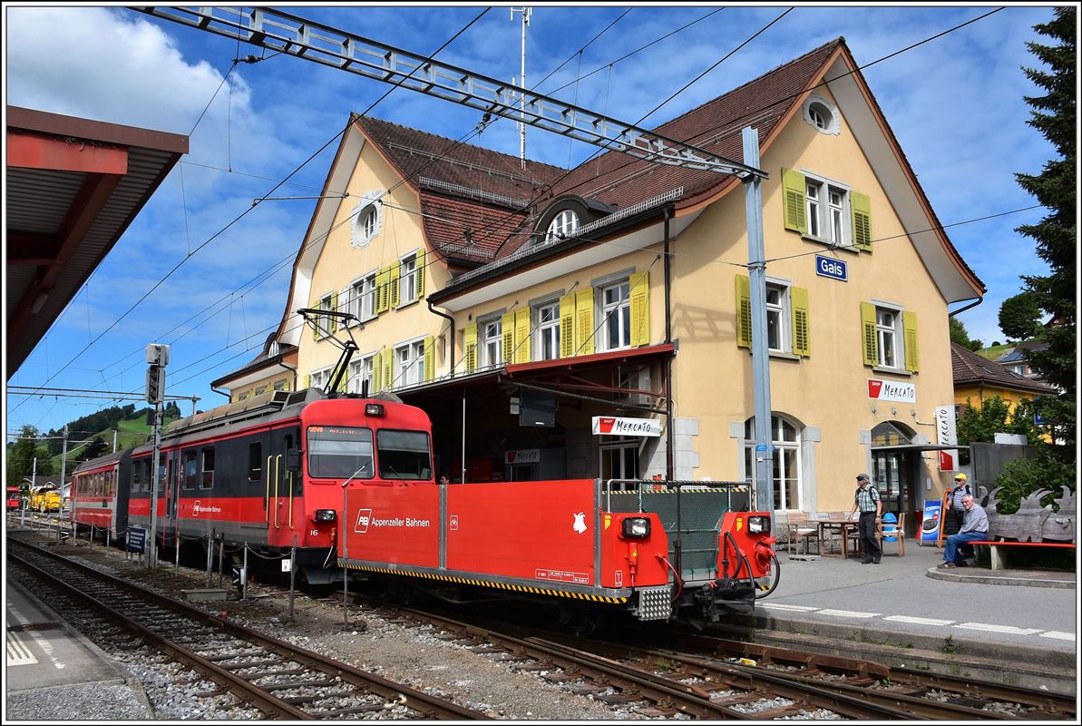 S24 nach Altstätten Stadt in Gais. (26.06.2018)