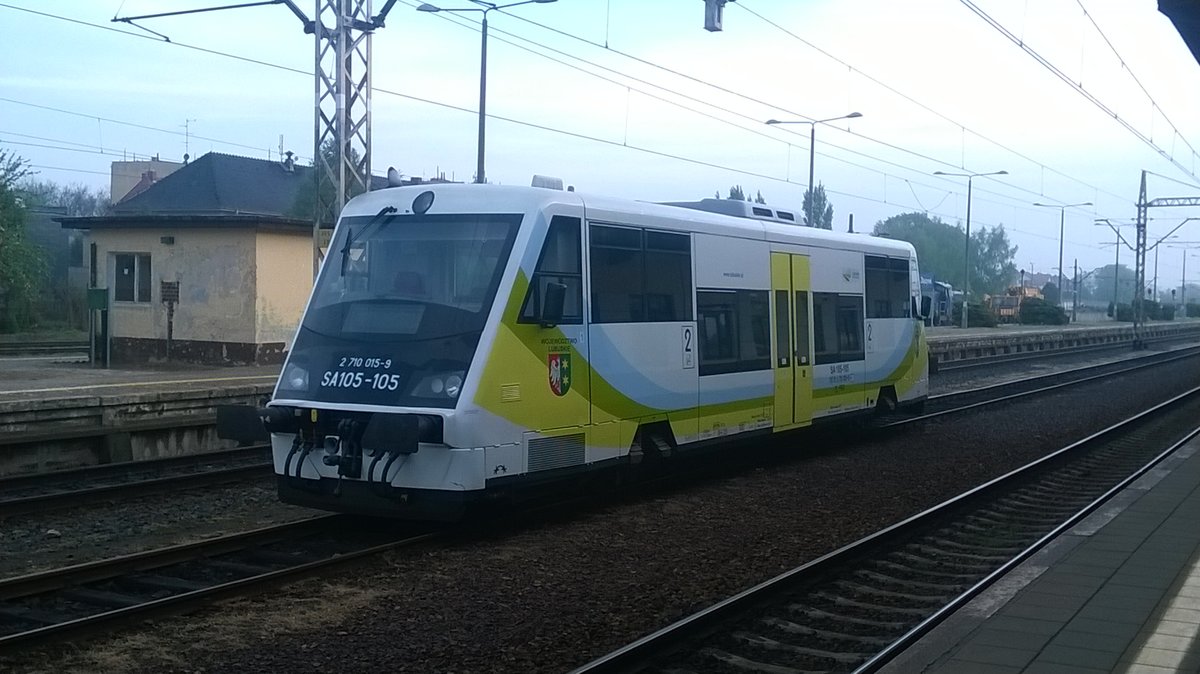 SA105-105 in Bahnhof Zbaszynek, 06.05.2017